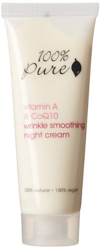 100% Pure Vitamin A and C0q10 Wrinkle Smoothing Night Cream product image