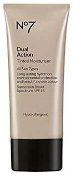 Boots No7 Dual Action Tinted Moisturiser Fair product image
