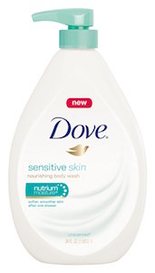 Dove Sensitive Skin Body Wash Pump product image